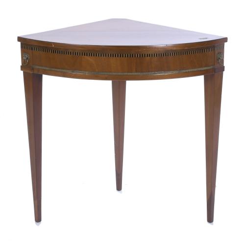 SMALL CHARLES IV STYLE CORNER TABLE, LATE 19TH-EARLY 20TH CENTURY.