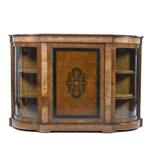 NAPOLEON III STYLE DISPLAY CABINET, MID 20TH CENTURY.