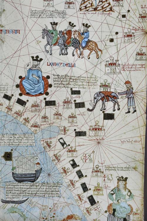 CRESQUES ABRAHAM (1325-1387). "ATLAS CATALÁN", 1975 (1375).