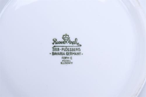 GERMAN ROSENTHAL TABLEWARE, SECOND HALF OF THE 20TH CENTURY.