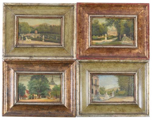 J. RODRÍGUEZ S. "VISTAS DE LOS JARDINES DE LA GRANJA DE SAN ILDEFONSO", 1924-1930.