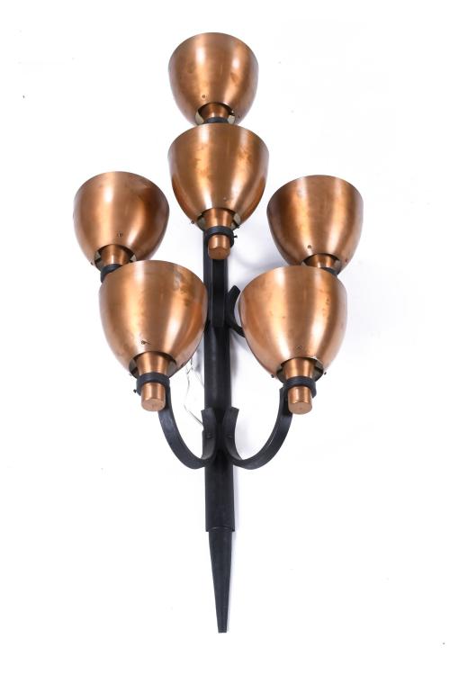 LARGE WALL LAMP, SECOND HALF OF THE 20TH CENTURY.