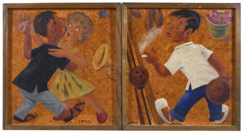 FRANCESC VILA I RUFAS, "CESC" (1927-2006). "COMICAL SCENES".