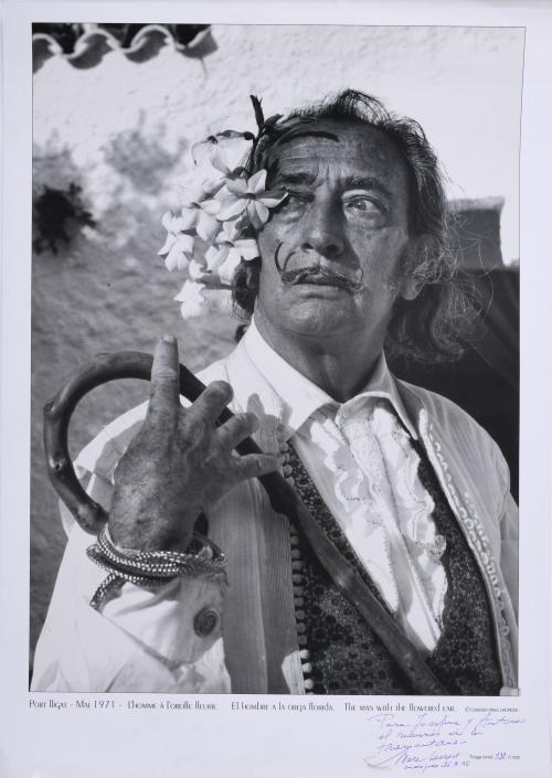 MARC LACROIX (1927-2007). "L'HOMME À L'OREILLE FLEURIE (THE MAN AT THE FLOWERY EAR)", 1974 (1971).