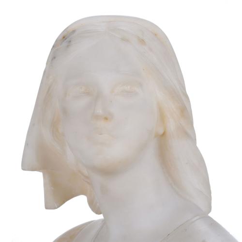 AFTER GIUSEPPE BESSI (1857-1922). "JOAN OF ARC IN DONRÉMY".
