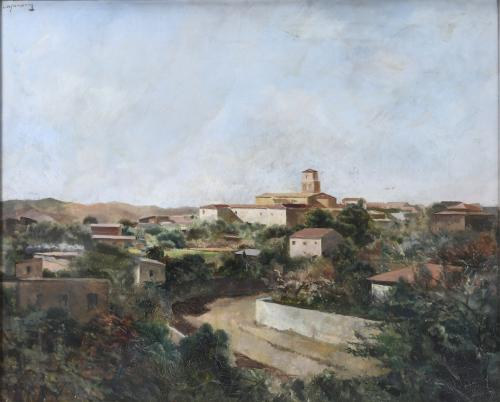 RAMON CAPMANY (1899-1992). "PAISAJE RURAL".