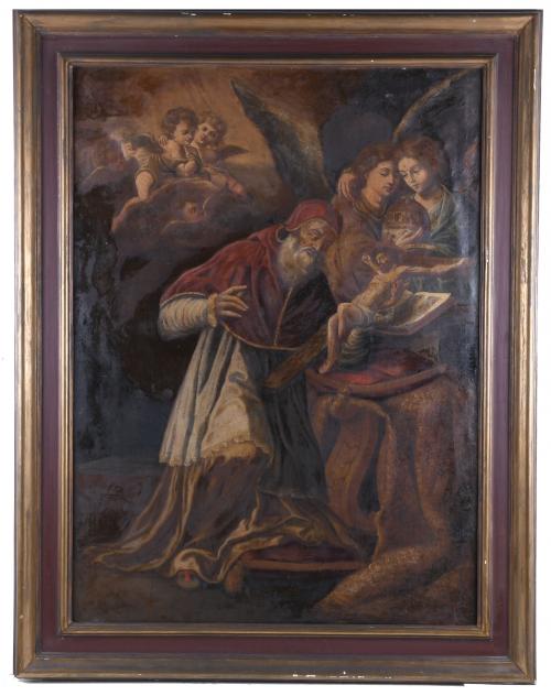 18TH AND 20TH CENTURY ITALIAN SCHOOL "SAN PIO V E IL MIRACOLO DEL CROCIFISSO".