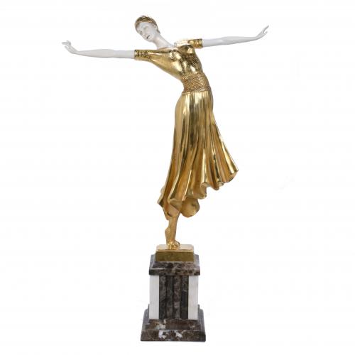 AFTER DEMÉTRE CHIPARUS (1886 – 1947). "DANCER".