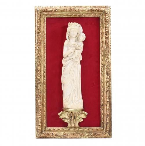 (POSSIBLY) FRENCH SCHOOL, CIRCA 1900. "MADONNA AND CHILD".