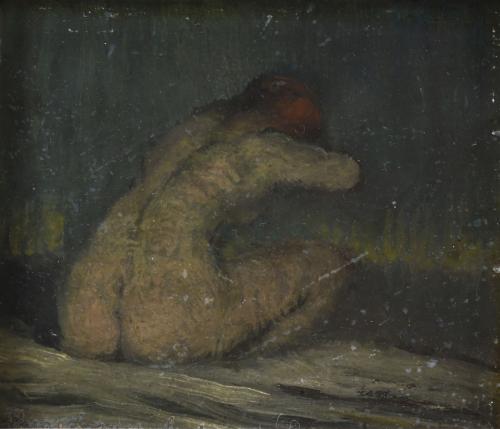 FEDERICO BELTRÁN MASSÉS (1885-1949). "FEMALE NUDE FROM THE BACK".