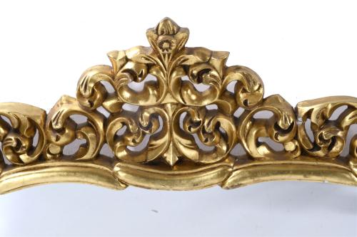 WALL MIRROR, MID 20TH CENTURY.
