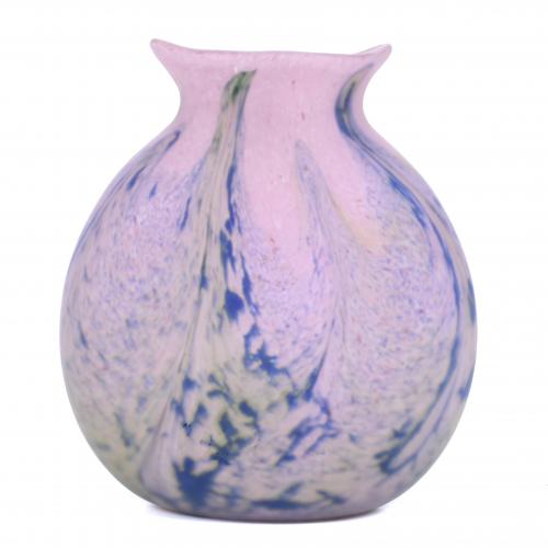 LE VERRE FRANÇAIS. ART DÉCO VASE, CIRCA 1920.