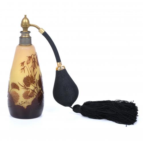 ÉMILE GALLÉ (1846-1904). PERFUME BOTTLE.