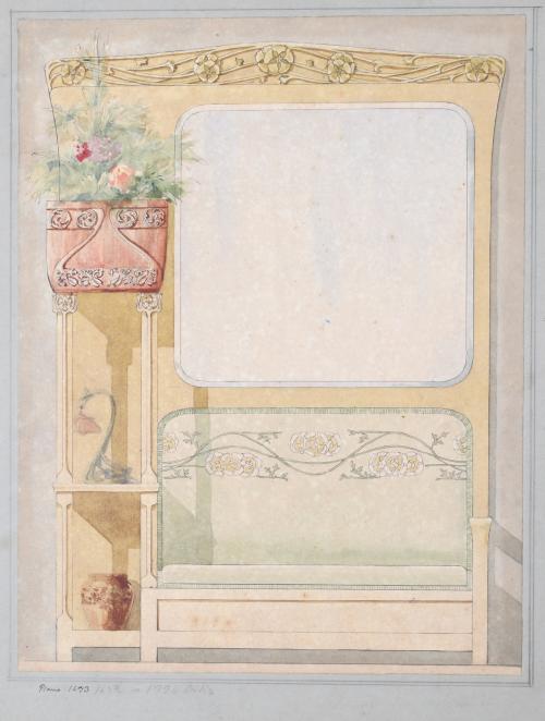 GASPAR HOMAR I MEZQUIDA (1870-1953). "DESIGN FOR FURNITURE".