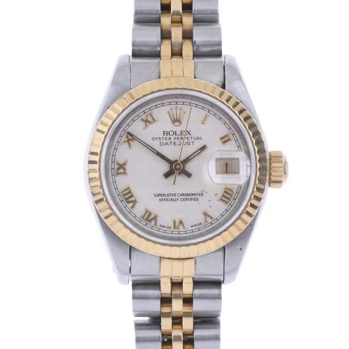 ROLEX OYSTER PERPETUAL DATEJUST. RELOJ DE PULSERA PARA SEÑO