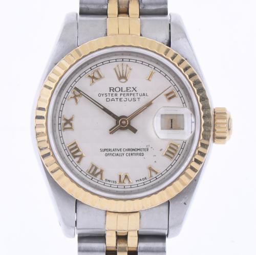 ROLEX OYSTER PERPETUAL DATEJUST. RELOJ DE PULSERA PARA SEÑO