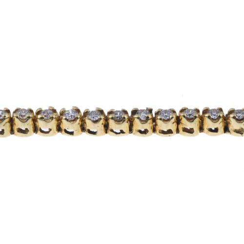 GOLD RIVIÈRE WITH DIAMONDS.