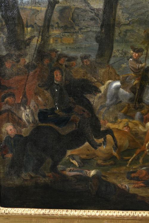 CÍRCULO DE ADAM FRANS VAN DER MEULEN (1632-1690). "BATALLA