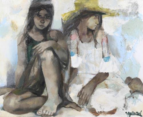 RAMÓN AGUILAR MORÉ (1924-2015). "GIRLS".