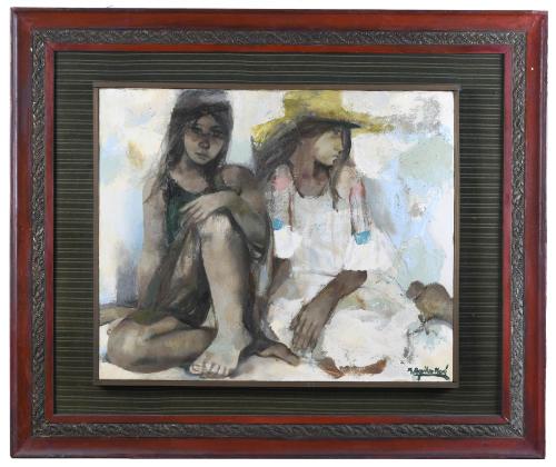 RAMÓN AGUILAR MORÉ (1924-2015). "GIRLS".