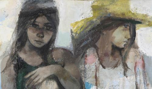 RAMÓN AGUILAR MORÉ (1924-2015). "GIRLS".