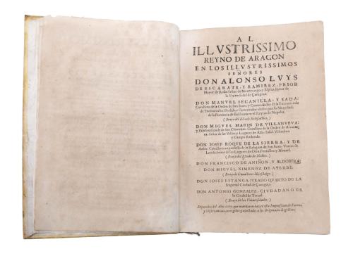 "FUEROS Y OBSERVANCIAS DEL REYNO DE ARAGON", 1667.