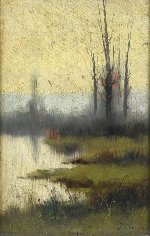 JOSEP BERGA I BOIX (1837-1914). "LANDSCAPE".