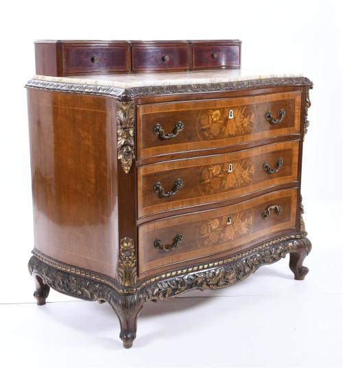 SPANISH CHEST OF DRAWERS WITH MIRROR, MID 20TH CENTURY.