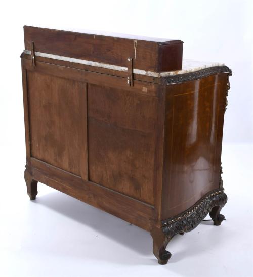 SPANISH CHEST OF DRAWERS WITH MIRROR, MID 20TH CENTURY.