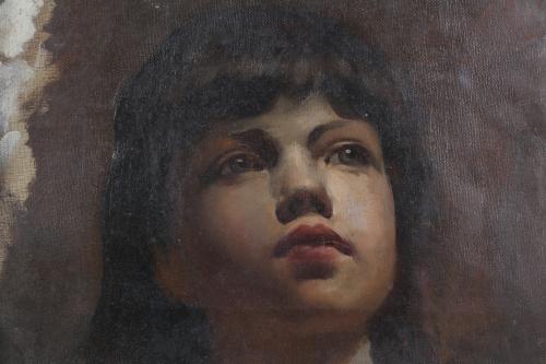 SIMÓ GÓMEZ POLO (1845-1880). "NIÑA".