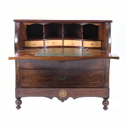 ELIZABETHAN CHEST OF DRAWERS-WRITING DESK, THIRD QUARTER OF