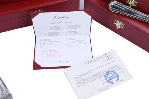 CARTIER. TWELVE-SERVICE CUTLERY SET, "LA MAISON DE LOUIS CA