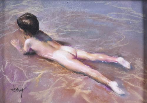 DOMINGO ÁLVAREZ GÓMEZ (1942). "BOY ON THE BEACH".