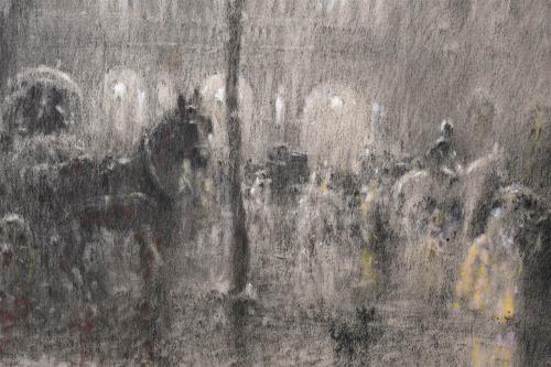 JOSEP AGUILERA I MARTÍ (1882-1955). "LEAVING THE LYCEUM".