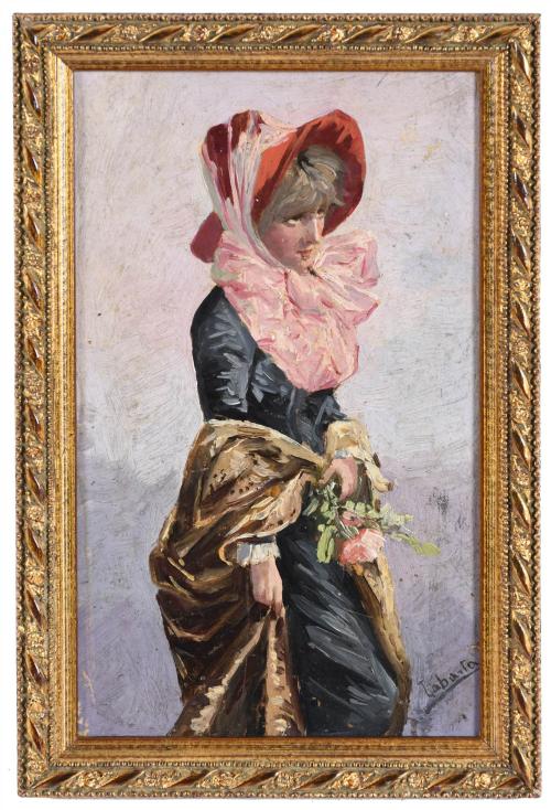 LLUÍS LABARTA I GRAÑÉ (1852-1924). "A GIRL". 