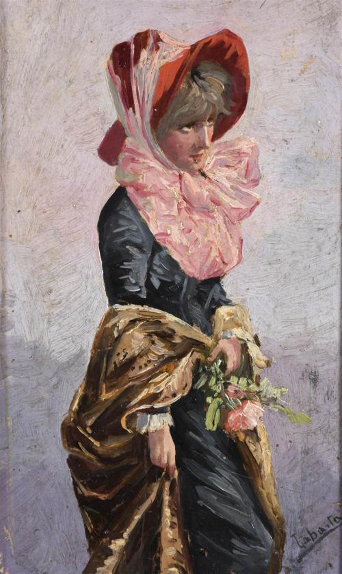 LLUÍS LABARTA I GRAÑÉ (1852-1924). "A GIRL". 