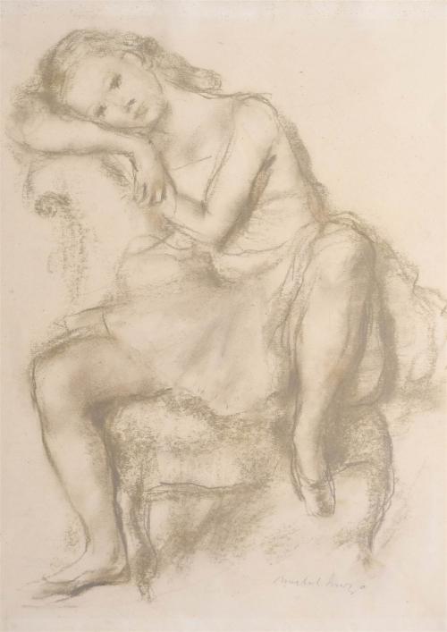 JOSEP MARIA MALLOL SUAZO (1910-1986). "DANCER AT REST".