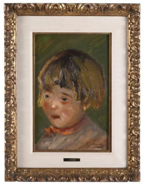 JOAQUIM MIR I TRINXET (1873-1940). "PORTRAIT OF A GIRL".