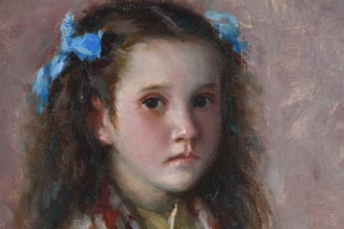 FRANCESC SERRA CASTELLET (1912-1976). "PORTRAIT OF A GIRL".