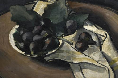 JOSEP MARIA PRIM GUYTO (1907-1973). "BODEGÓN CON HIGOS".