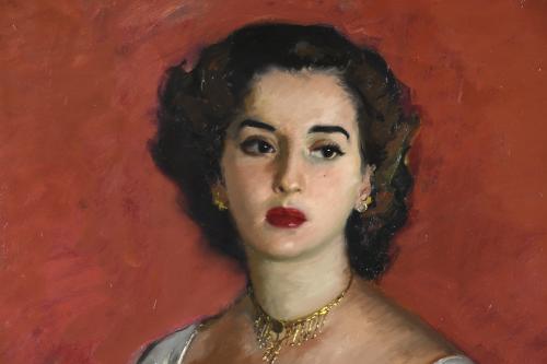 FREDERIC LLOVERAS HERRERA (1912-1983). "FEMALE PORTRAIT", 1