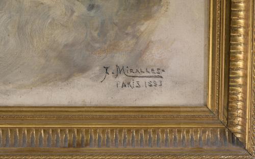 ESCUELA ESPAÑOLA, SIGLO XIX-XX. "RETRATO DE UNA JOVEN".