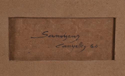 RAMÓN SANVICENS MARFULL (1917-1987). "CANYELLES", 1964.