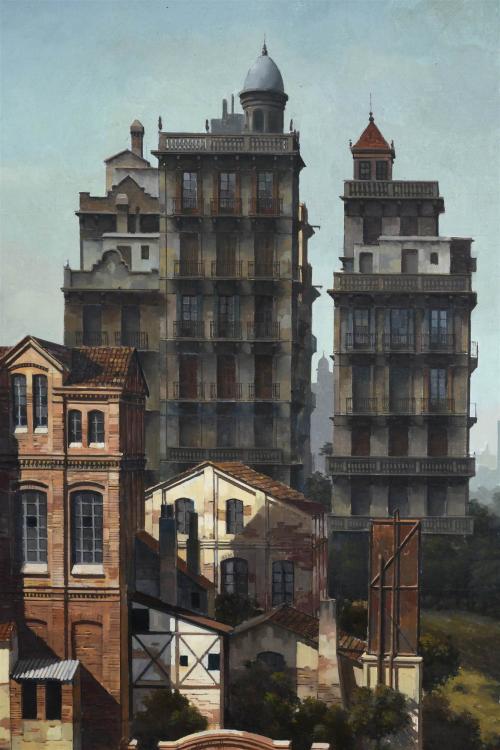 ARNAU ALEMANY (1948-2020). "VISTA URBANA".