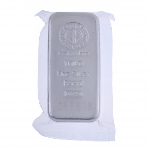 SWISS SILVER BAR OF 1KG BY ARGOR-HERAEUS.