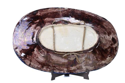 FRANÇOIS MAURICE (1846-1896). TWO TRAYS OR PLATTERS.