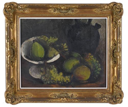 MIQUEL VILLÀ BASSOLS (1901-1988). "BODEGÓN CON FRUTAS", Mas