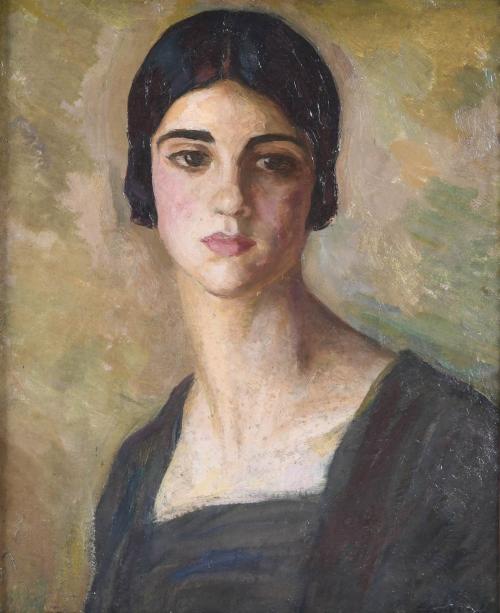 JOAN CARDONA i LLADÓS (1877 - 1957). "UNA JOVEN".