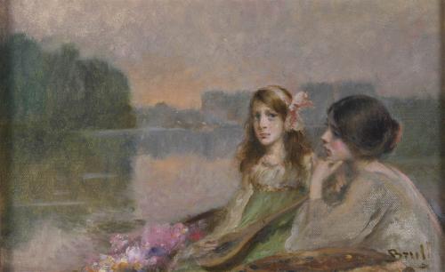 JOAN BRULL VINYOLES (1863-1912) "NINFAS".