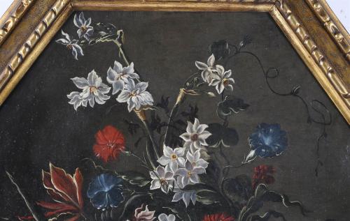 18TH CENTURY MALLORCAN SCHOOL "FLOWER VASES".